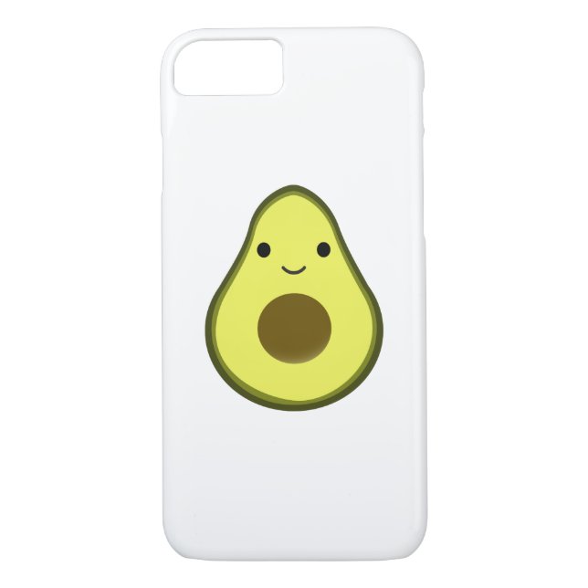 Gullig Kawaii avokado Case-Mate iPhone Skal (Baksida)
