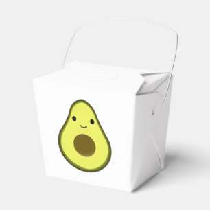 Gullig Kawaii avokado Presentaskar