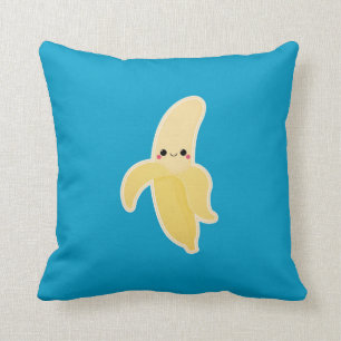 Gullig Kawaii banan Kudde