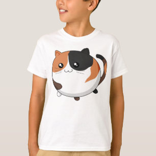 Gullig Kawaii Calicokattunge Tee Shirt