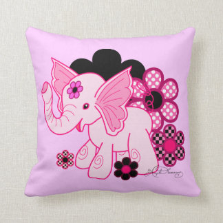Gullig Kawaii elefant Kudde
