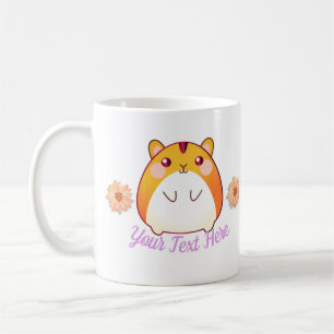 Gullig Kawaii Hamsteranpassningsbar Kaffemugg