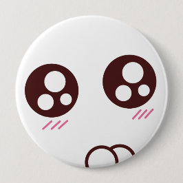 Gullig Kawaii kattungeemoji Knapp