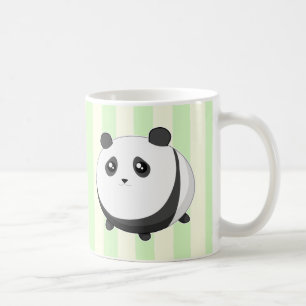 Gullig Kawaii knubbig pandabjörn Kaffemugg