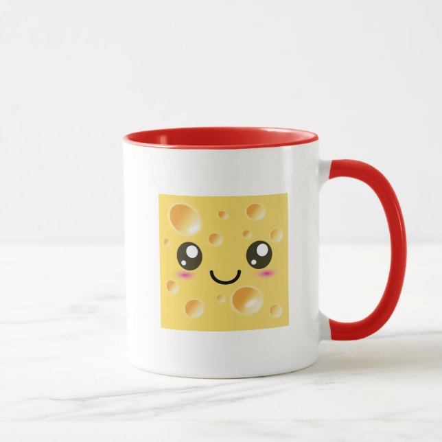 Gullig Kawaii lyckligost Mugg (Höger)