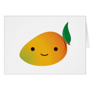 Gullig Kawaii mango OBS Kort