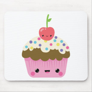 Gullig Kawaii muffin Musmatta