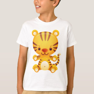 Gullig Kawaii tiger Tee Shirt