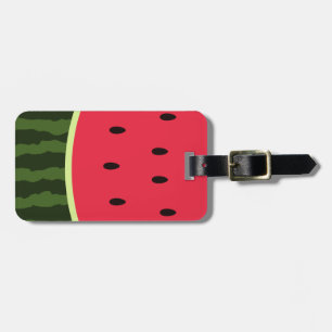Gullig Kawaii vattenmelonfrukt Bagagebricka