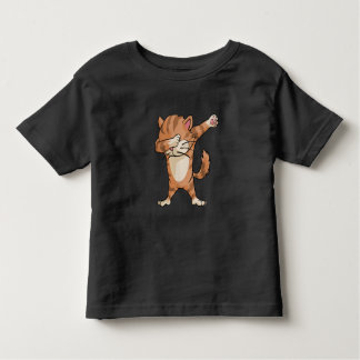 Gullig klickkattDabber dans T-shirt