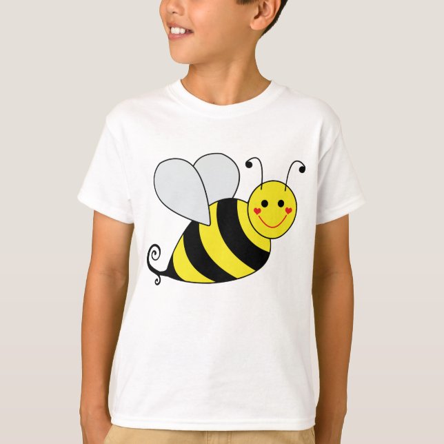 Gullig knubbig humla tee (Framsida)