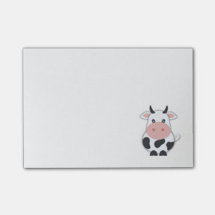 Gullig ko post-it block