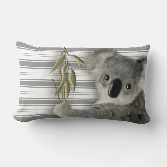 Gullig Koala Lumbarkudde (Framsida)