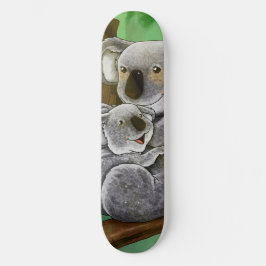 Gullig Koala och baby Skateboard Bräda 20,5 Cm