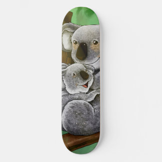 Gullig Koala och baby Skateboard Bräda 20,5 Cm