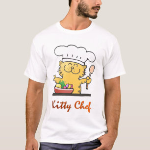 Gullig kock för kock   för kattunge för t-shirt