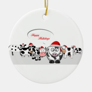 Gullig koglad helg för jul julgransprydnad keramik