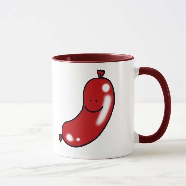 Gullig korv mugg (Höger)