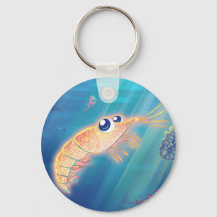Gullig Krill Nyckelring