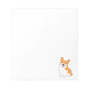 Gullig le lite Corgivalp Anteckningsblock