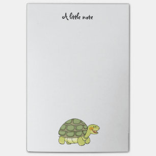 gullig le sköldpadda post-it block