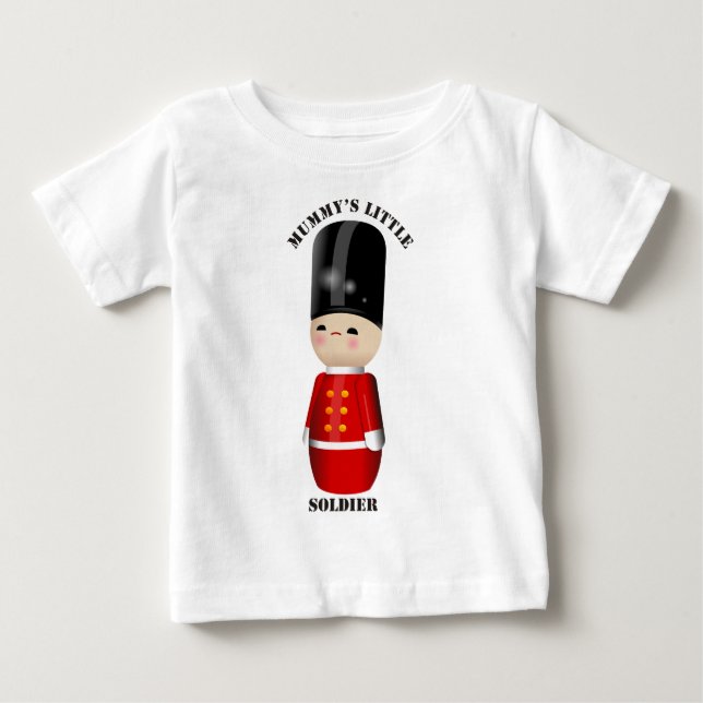Gullig leksaksoldat tee shirt (Framsida)