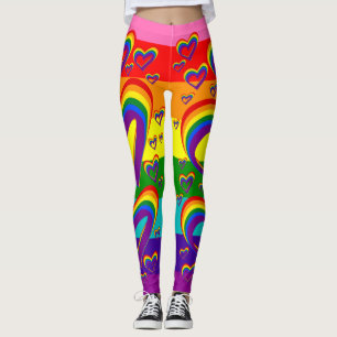 Gullig LGBTQ gay pride för roligt Leggings