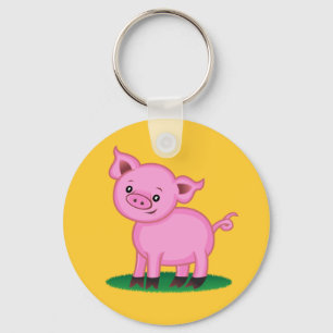 Gullig lite gris Keychain Nyckelring