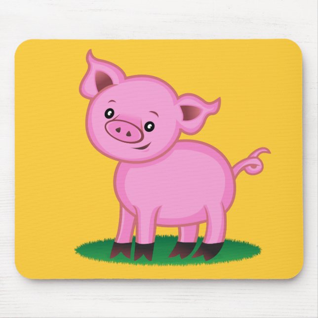 Gullig lite gris Mousepad Musmatta (Framsidan)
