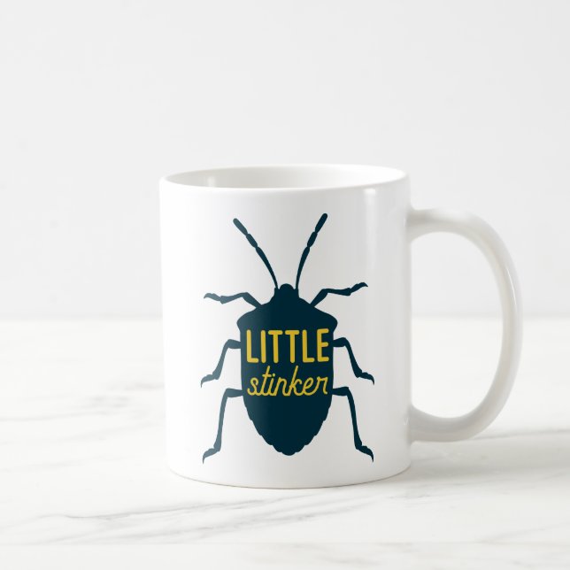Gullig lite illaluktande kaffemugg (Höger)