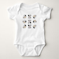 Gullig lite mini- Jersey för Chibi kobaby Bodysuit