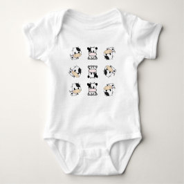 Gullig lite mini- Jersey för Chibi kobaby Bodysuit T Shirt