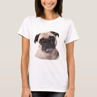 Gullig lite mopshund tee shirt