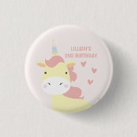 Gullig lite Unicornfödelsedag