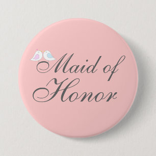 Gullig love birdsmaid of honor knapp