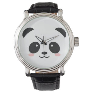 Gullig lycklig ansiktePanda Armbandsur