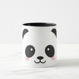Gullig lycklig ansiktePanda Mugg