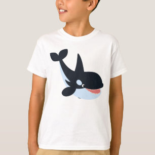 Gullig lycklig T-tröja för tecknadspäckhuggareb T Shirt