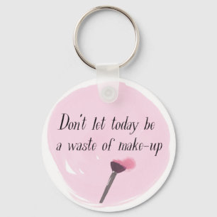 Gullig Makeup Keychain Nyckelring