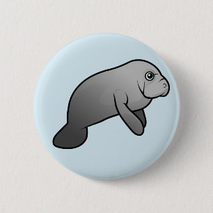 Gullig Manatee Knapp