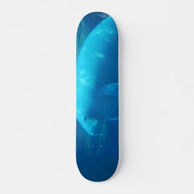 Gullig ManateeSkateboard Skateboard Bräda 20,5 Cm (Framsida)