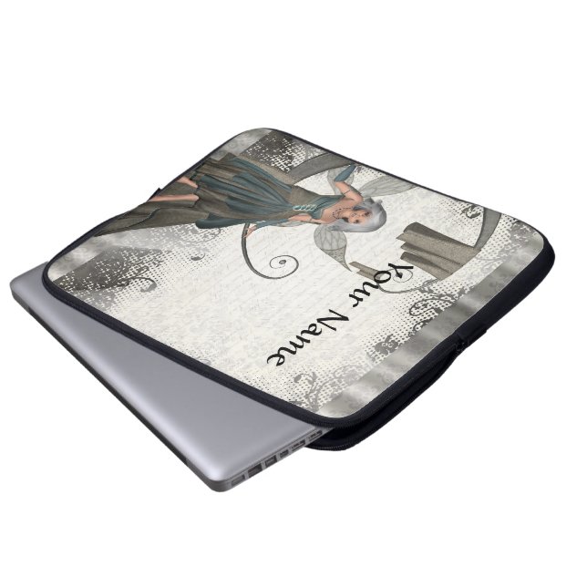 Gullig mangafe laptop sleeve (Framre botten)