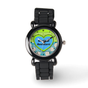 Gullig medicinsk assistentklocka armbandsur