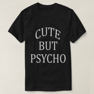 Gullig men psykopatmanarskjorta t shirt