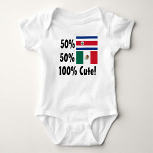 Gullig mexikan 100% för 50% costarikan 50% tee