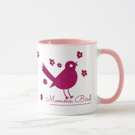 Gullig Momma fågel Mugg