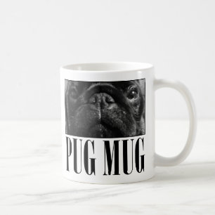 Gullig mopsmugg kaffemugg