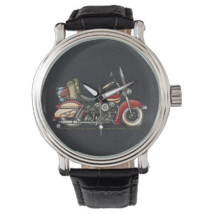 Gullig motorcykel armbandsur