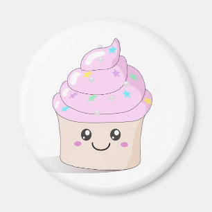 Gullig muffin magnet