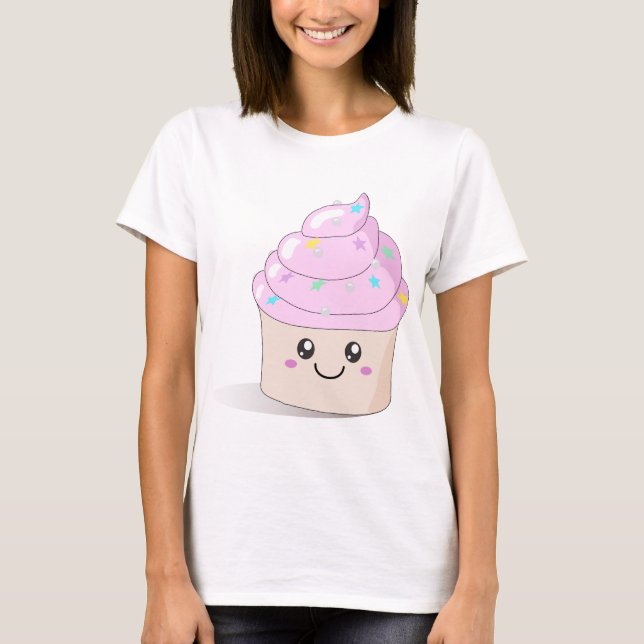 Gullig muffin t-shirt (Framsida)